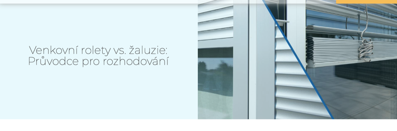 Rolety vs. žaluzie jak vybrat?